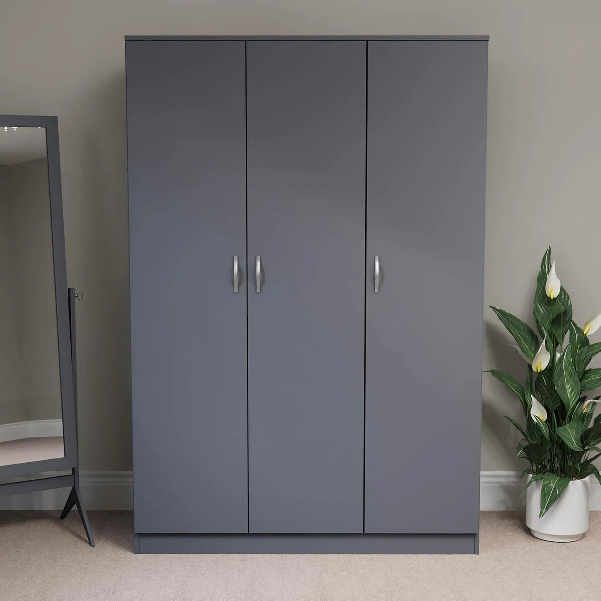Armadio — 3 ante, grigio