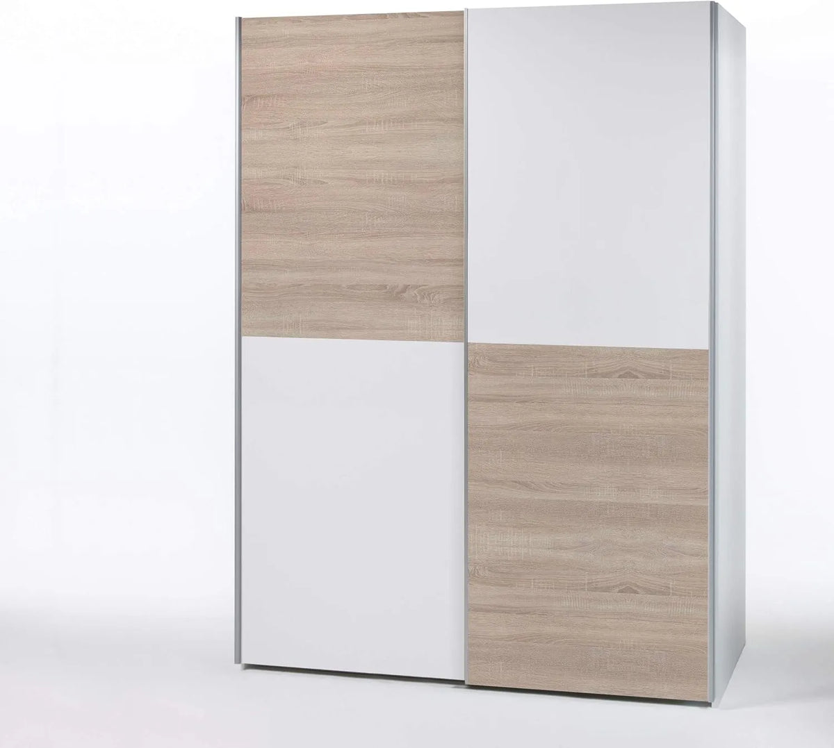 Armadio – TRENDSTORE, 2 ante, 170 × 195 × 57, 5 cm, bianco