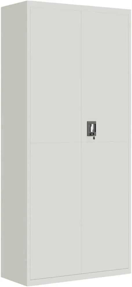 Armadio – in acciaio, 90 × 40 × 200 cm, grigio
