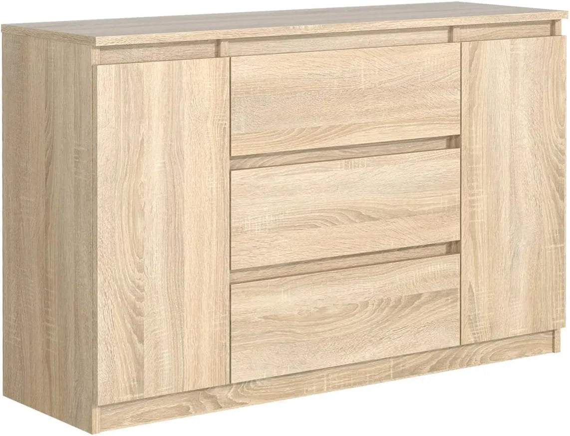 Armadio – con cassetti, 2 Ante, 3 Cassetti, 120 × 80 × 40 cm