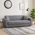 Divano letto e divano trasformabile — con contenitore, 3 posti, grigio