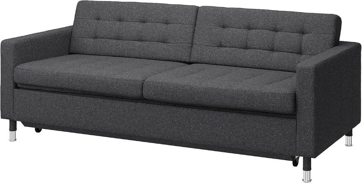 Divano letto e divano trasformabile – 3 posti, grigio, in metallo