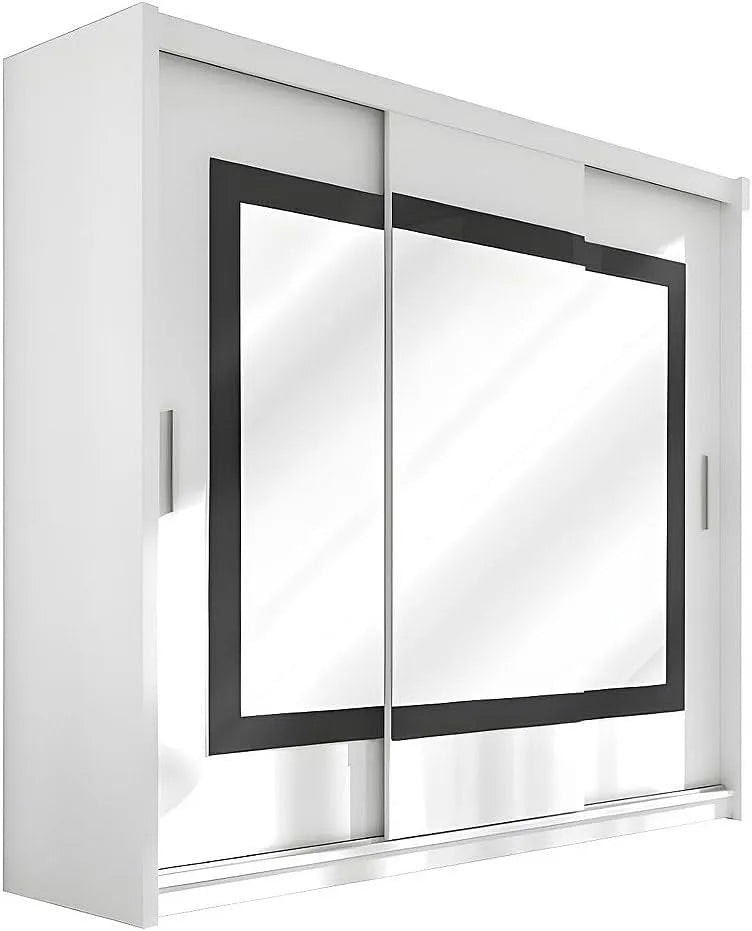 Armadio — AUTLAN, 3 ante, bianco