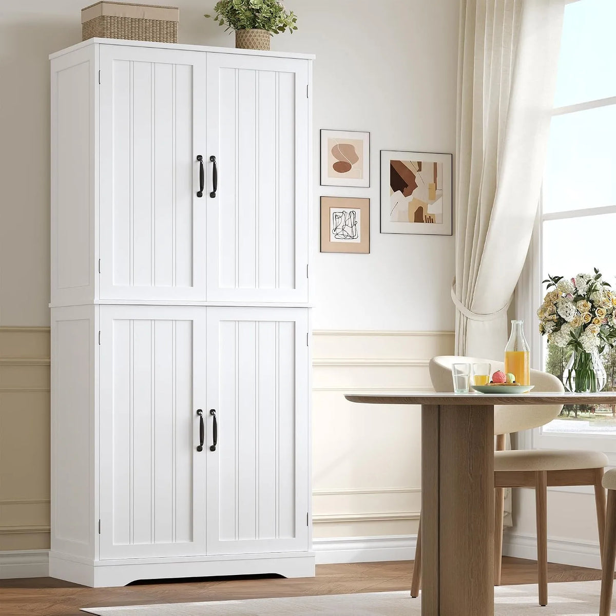 Armadio — 4 Ante, 180 × 80 × 40 cm, bianco