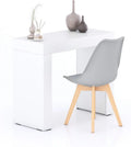 Mobili Fiver Scrivania e tavolo per computer – Evolution, con scrivania, 90 × 40, bianco